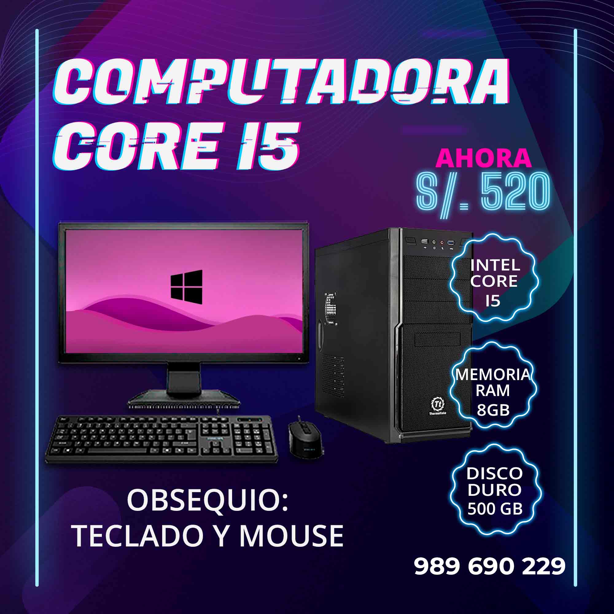 COMPUTADORA THERMALTAKE CORE I5 EN OFERTA